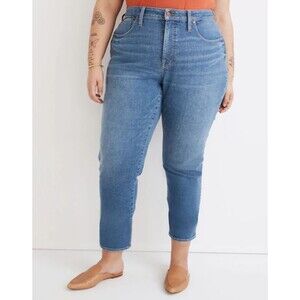 Madewell 28 W Plus Curvy Mom Jeans Finney Wash